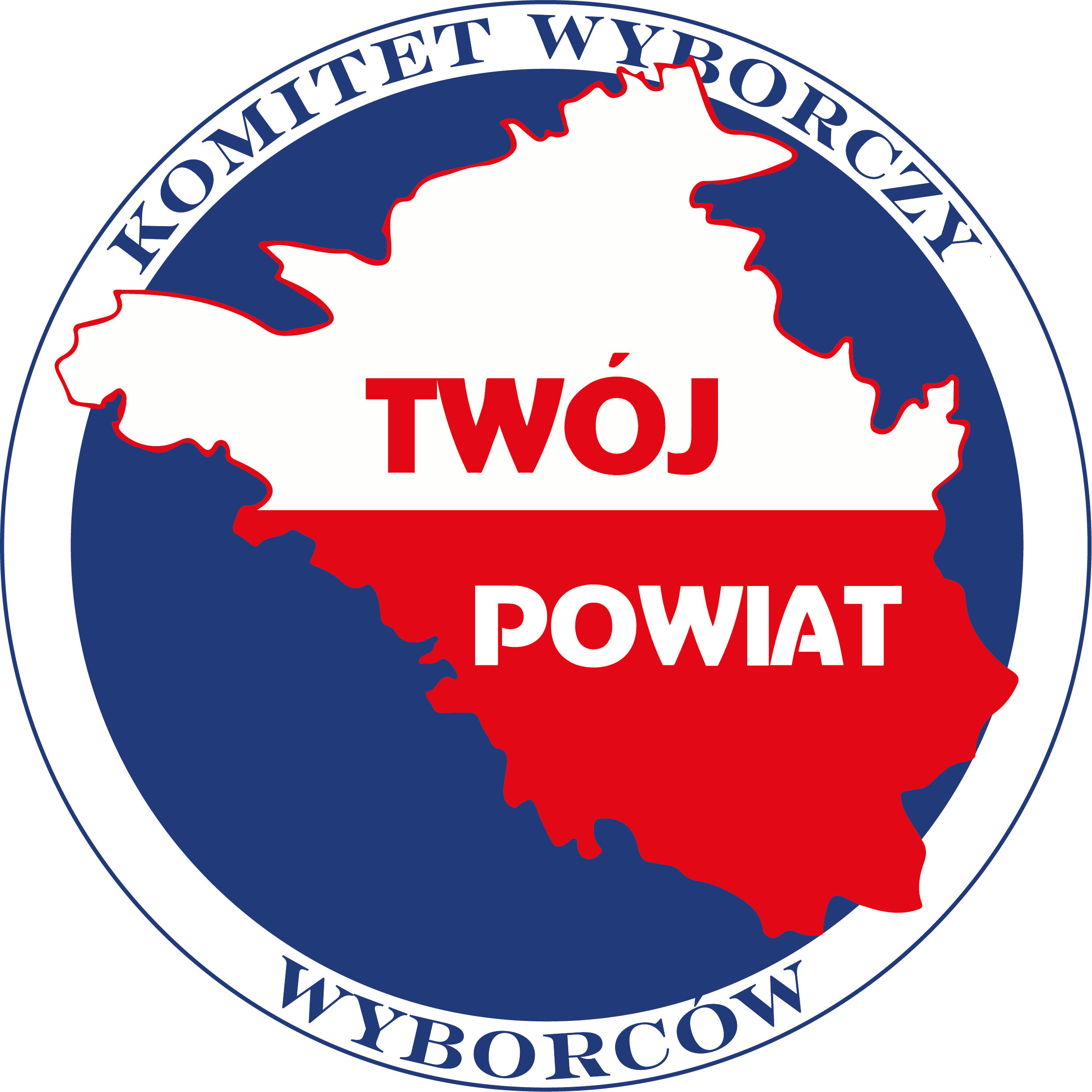 Logo Komitetu Wyborczego Wyborców "Twój Powiat"